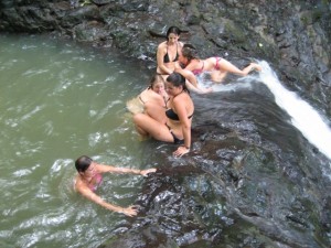Tres Piletas Waterfall CostaRica